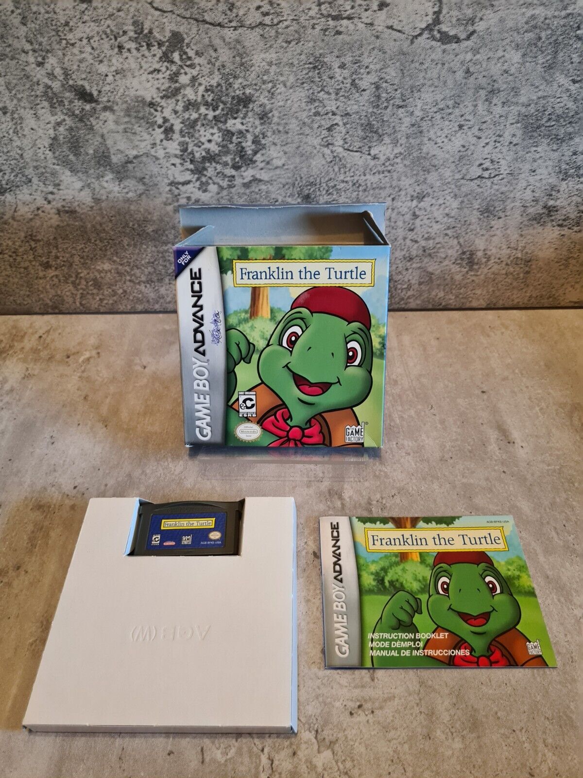 Gameboy Advance Franklin the Turtle mit OVP und Anleitung USA - T-Retro-Games 