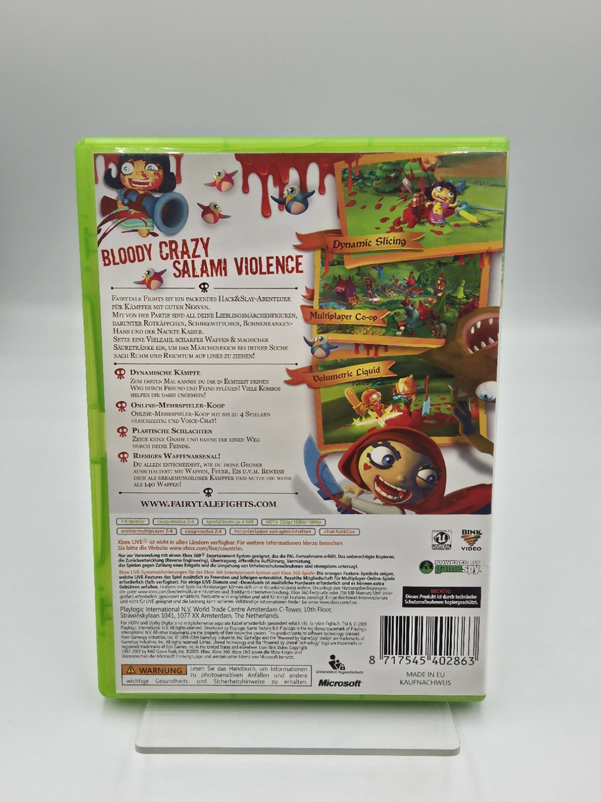 XBOX360 Spiel Fairytale Fights mit OVP und Anleitung Deutsch
