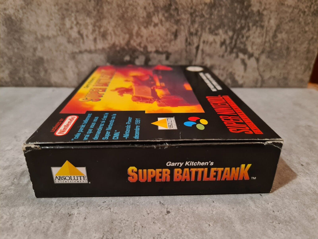 SNES Super Nintendo Super Battletank mit OVP und Anleitung FAH - T-Retro-Games 