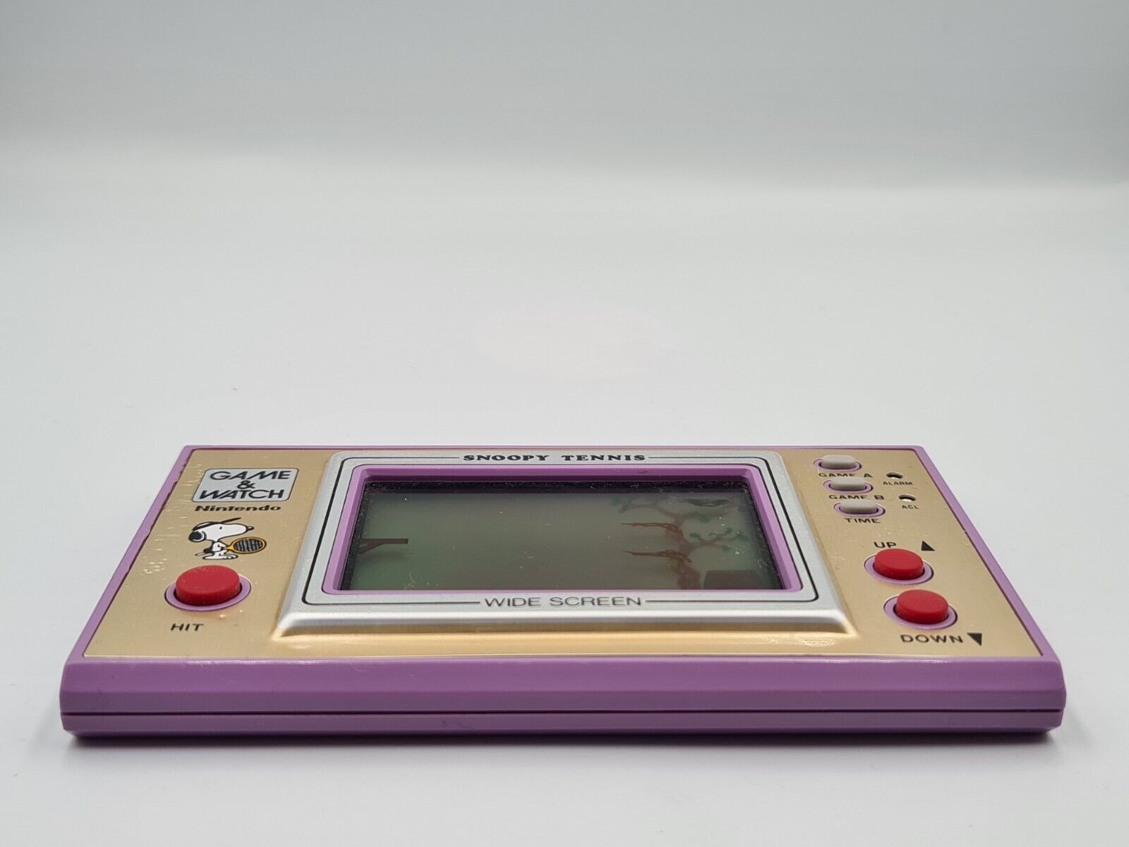 Nintendo Game & Watch Snoopy Tennis Konsole Console 1982 Wide Screen - T-Retro-Games 