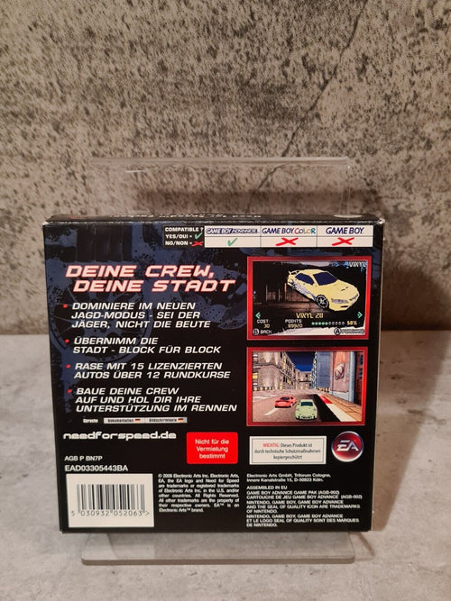 Gameboy Advance Need for Speed Carbon Own The City mit OVP und Anleitung NOE - T-Retro-Games 