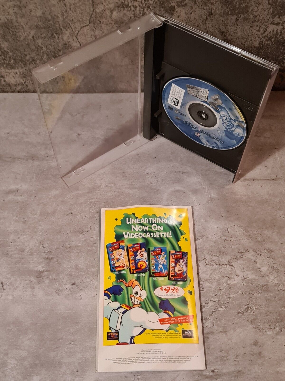 Sega Saturn Earthworm Jim 2 mit OVP und Anleitung NTSC-USA - T-Retro-Games 