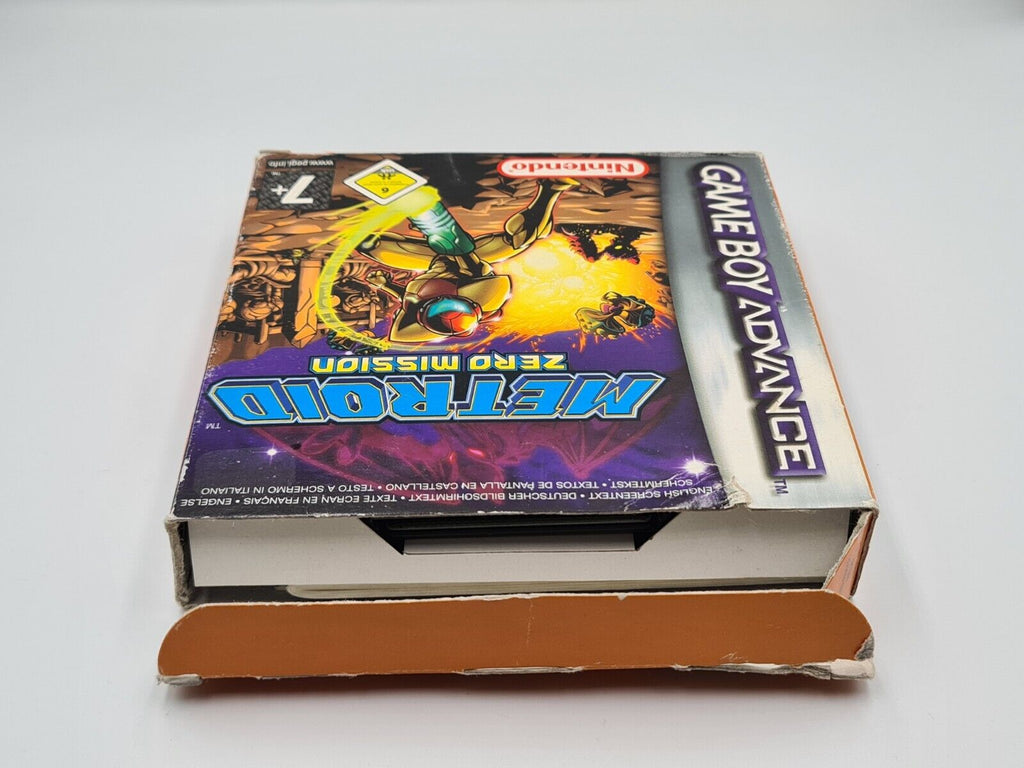 Nintendo Game Boy Advance Metroid Zero Mission mit OVP und Anleitung EUR - T-Retro-Games 