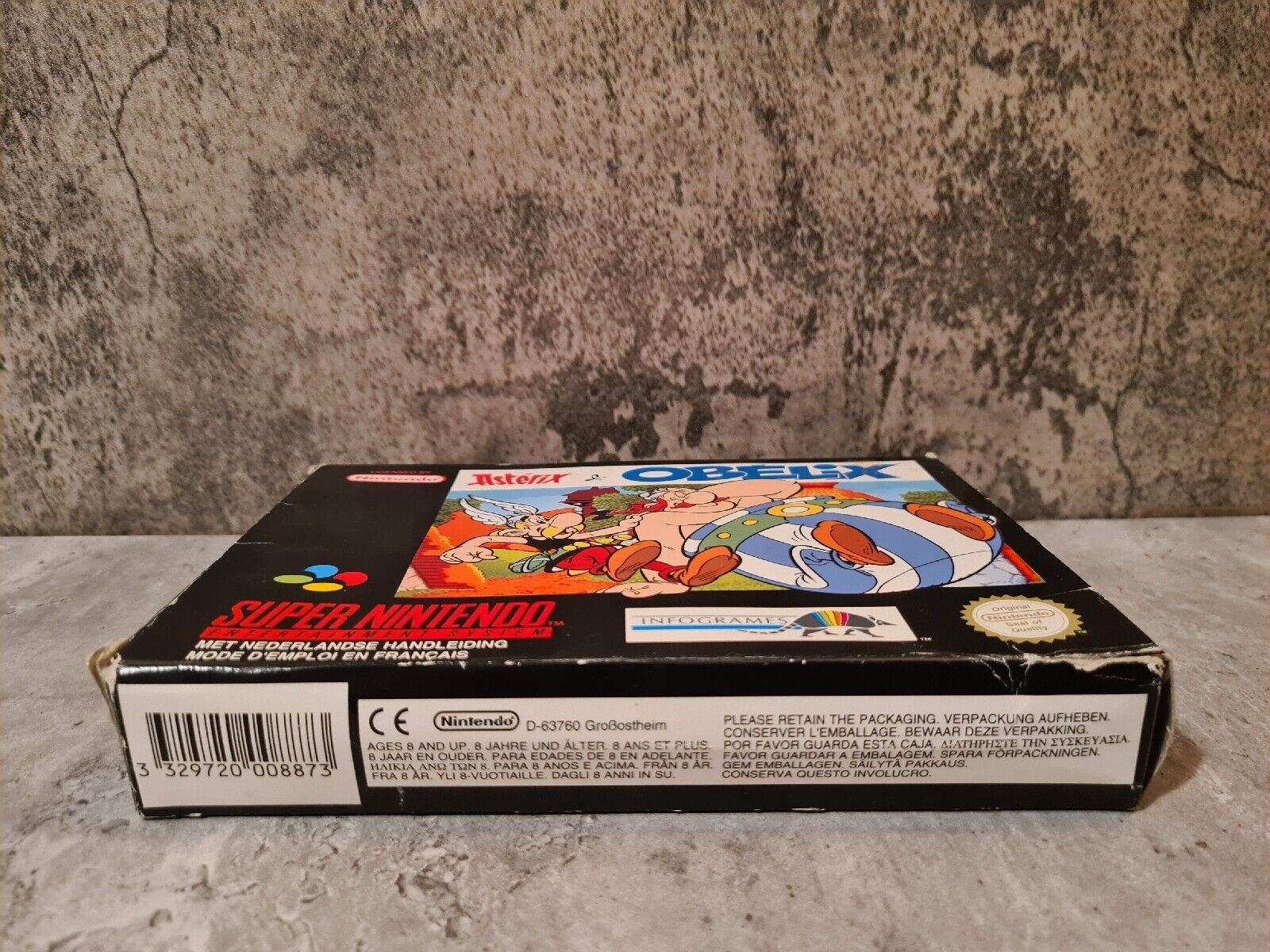 SNES Super Nintendo Asterix & Obelix mit OVP und Anleitung FAH - T-Retro-Games 