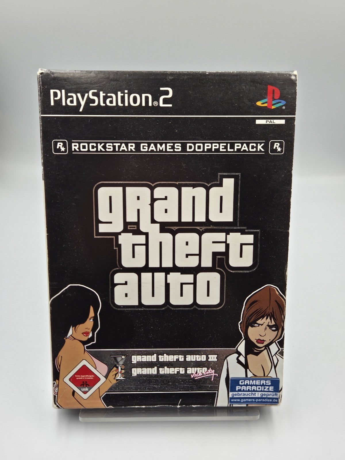 PS2 Playstation 2 Spiel Grand Theft Auto Doppelpack mit OVP Deutsch