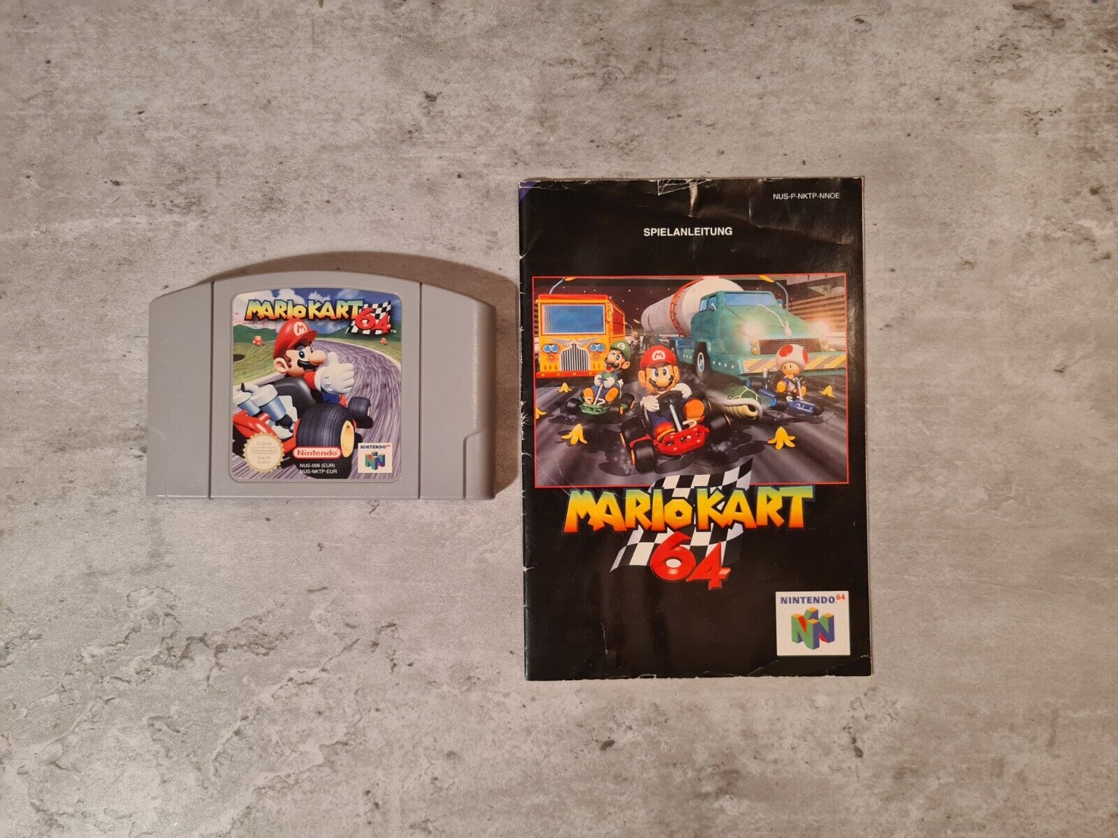 N64 Nintendo 64 Mario Kart 64 mit OVP und Anleitung NOE - T-Retro-Games 