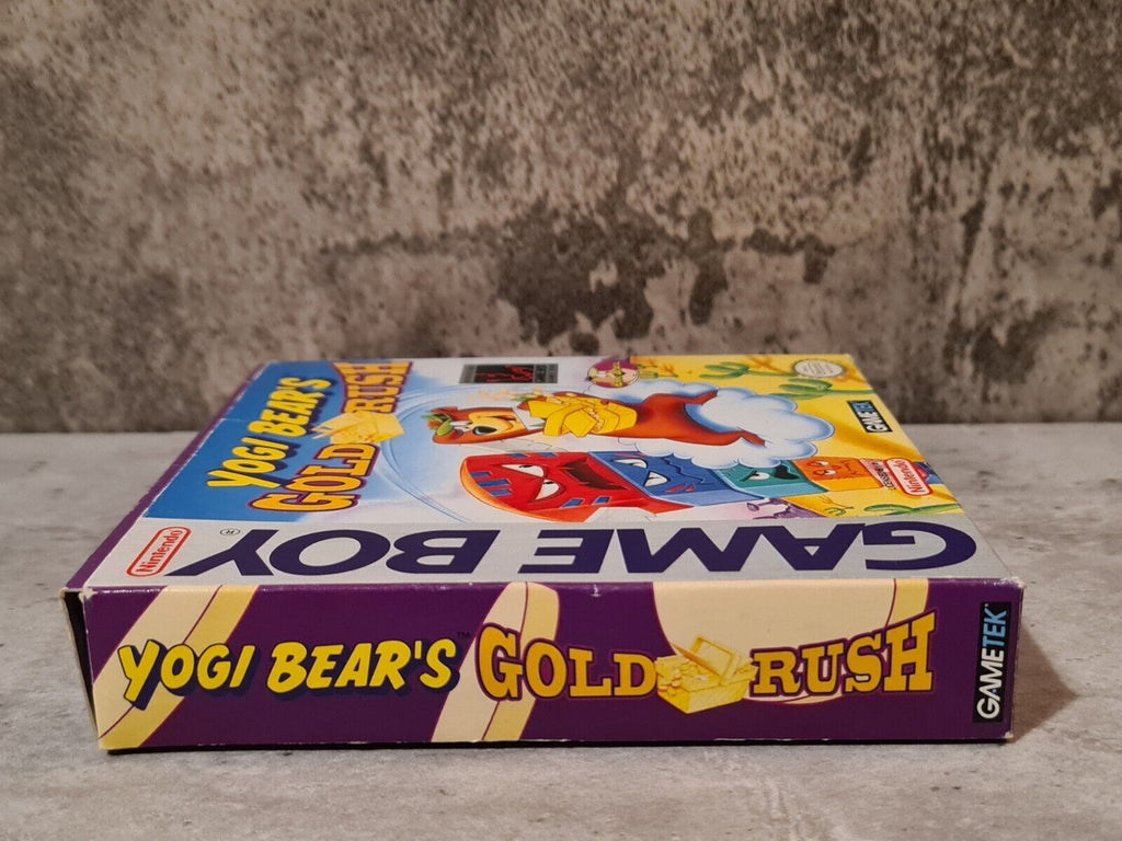 Nintendo Game Boy Classic Spiel Yogi Bear's Gold Rush mit OVP und Anleitung USA - T-Retro-Games 