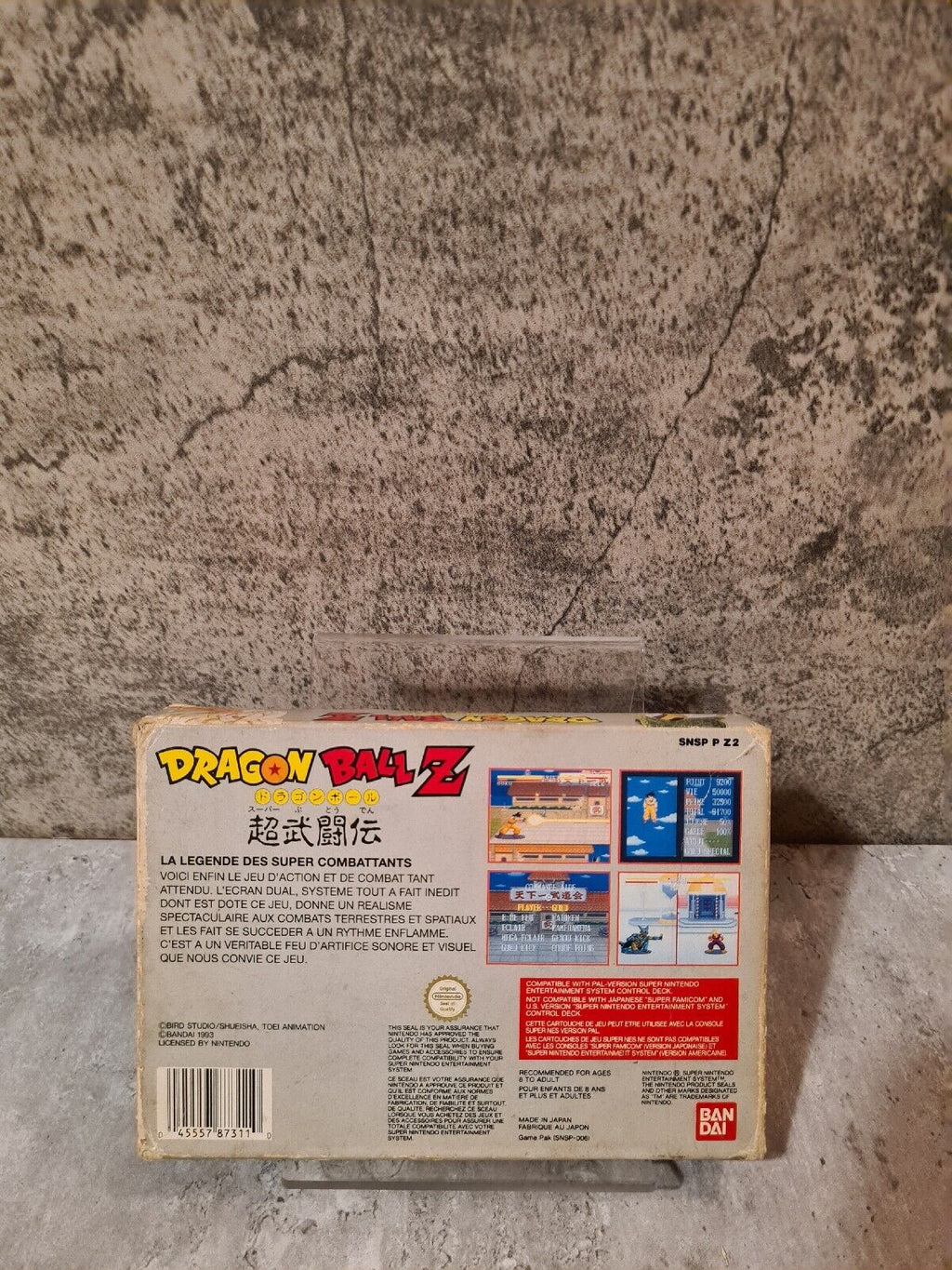 SNES Super Nintendo Dragon Ball Z Botuden mit OVP und Anleitung FRA/ESP - T-Retro-Games 