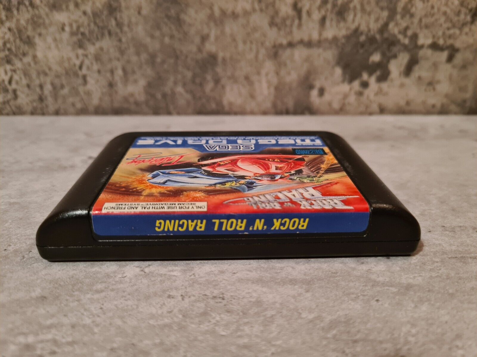 Sega Mega Drive Spiel Rock N Roll Racing mit OVP und Anleitung Multi Language - T-Retro-Games 