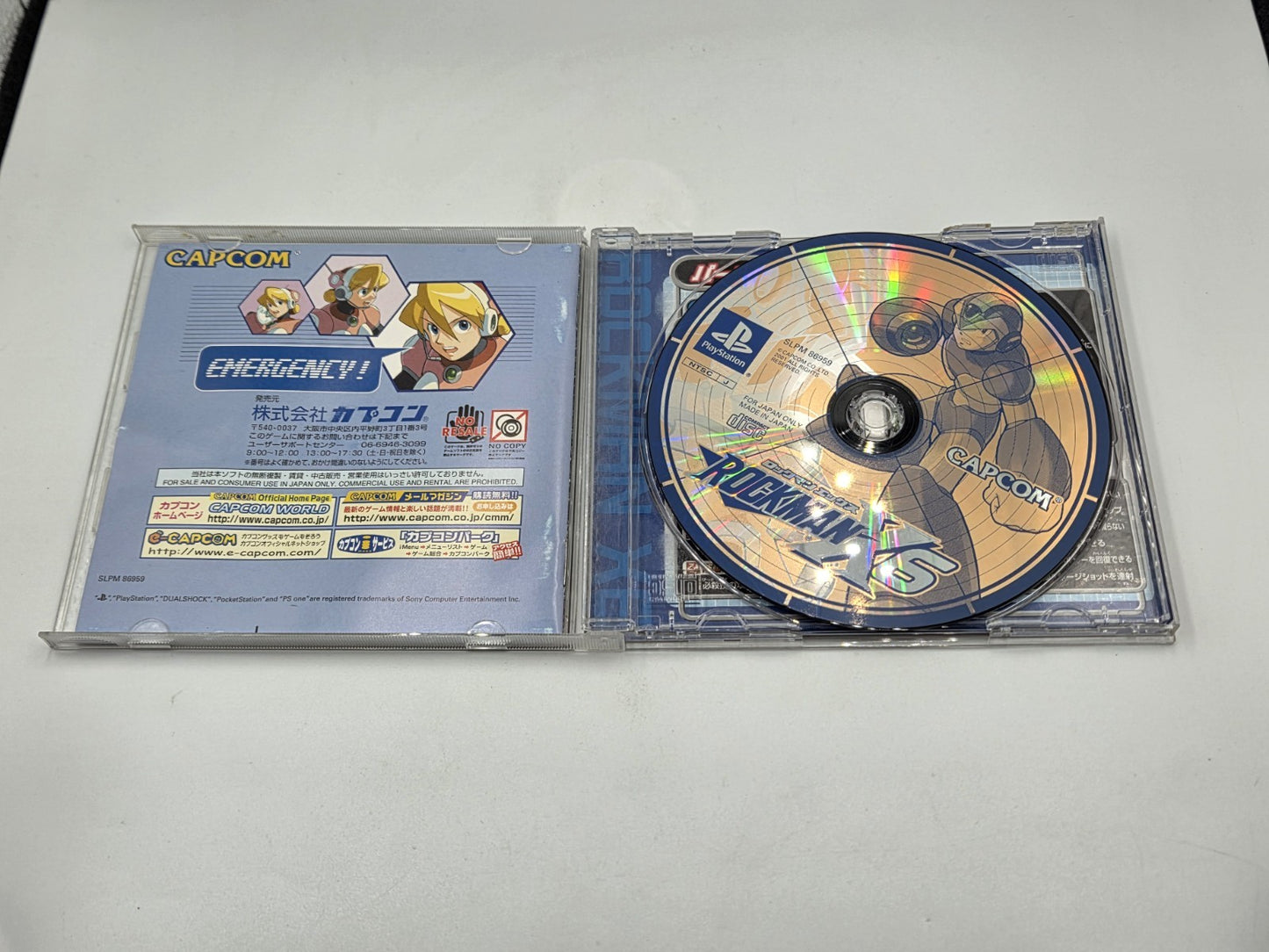 PS1 Playstation 1 Rockman X6 mit OVP und Anleitung NTSC-J Japan