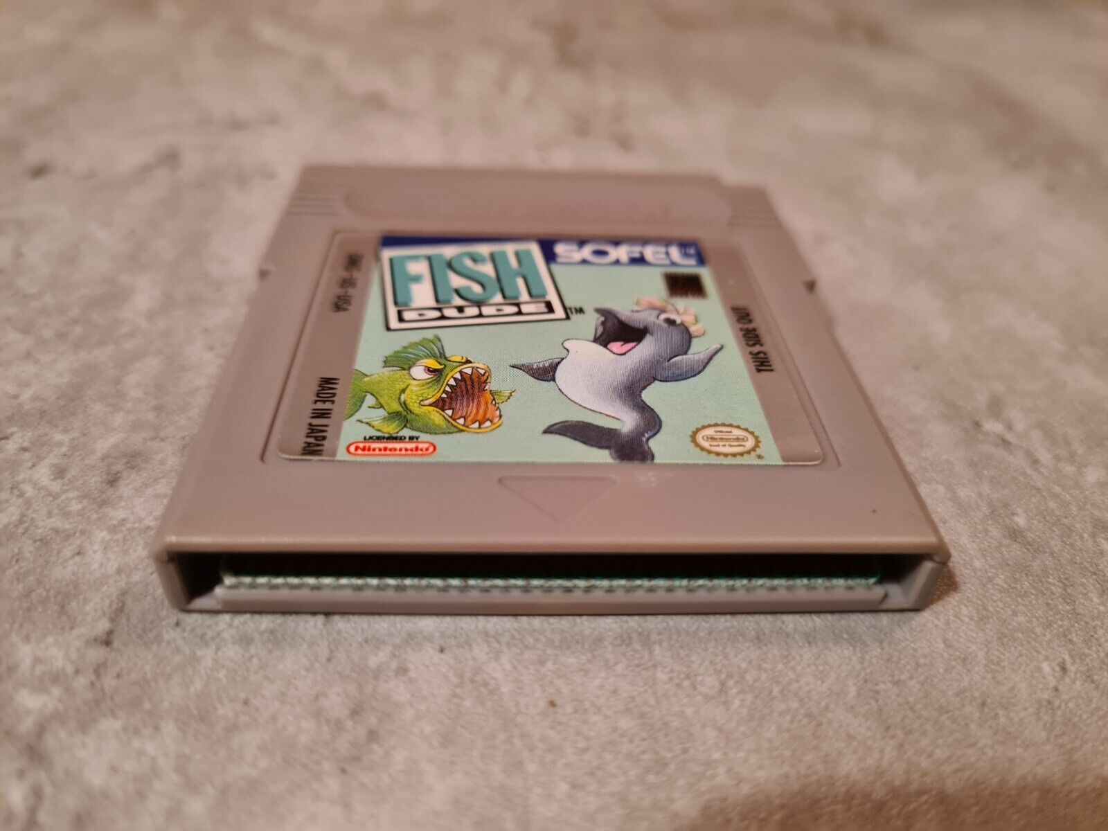 Nintendo Gameboy Classic Spiel Fish Dude Modul USA - T-Retro-Games 