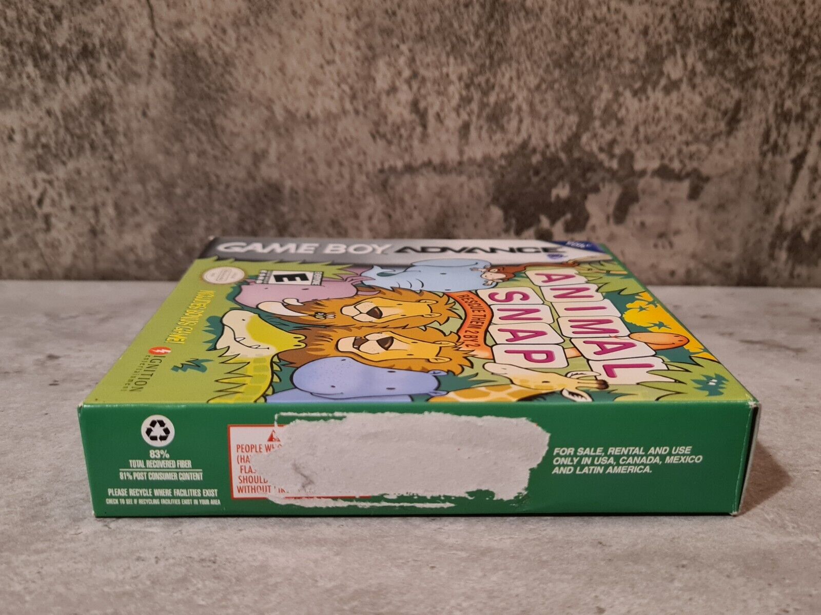 Nintendo Game Boy Advance Animal Snap mit OVP und Anleitung USA - T-Retro-Games 