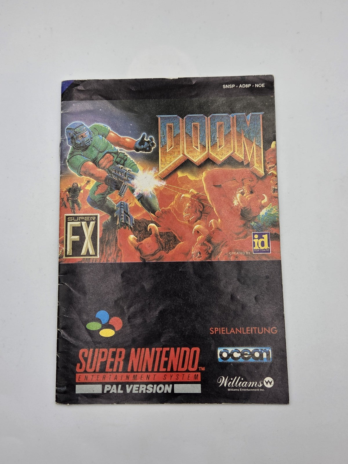 SNES Super Nintendo Doom mit OVP und Anleitung NOE - T-Retro-Games 