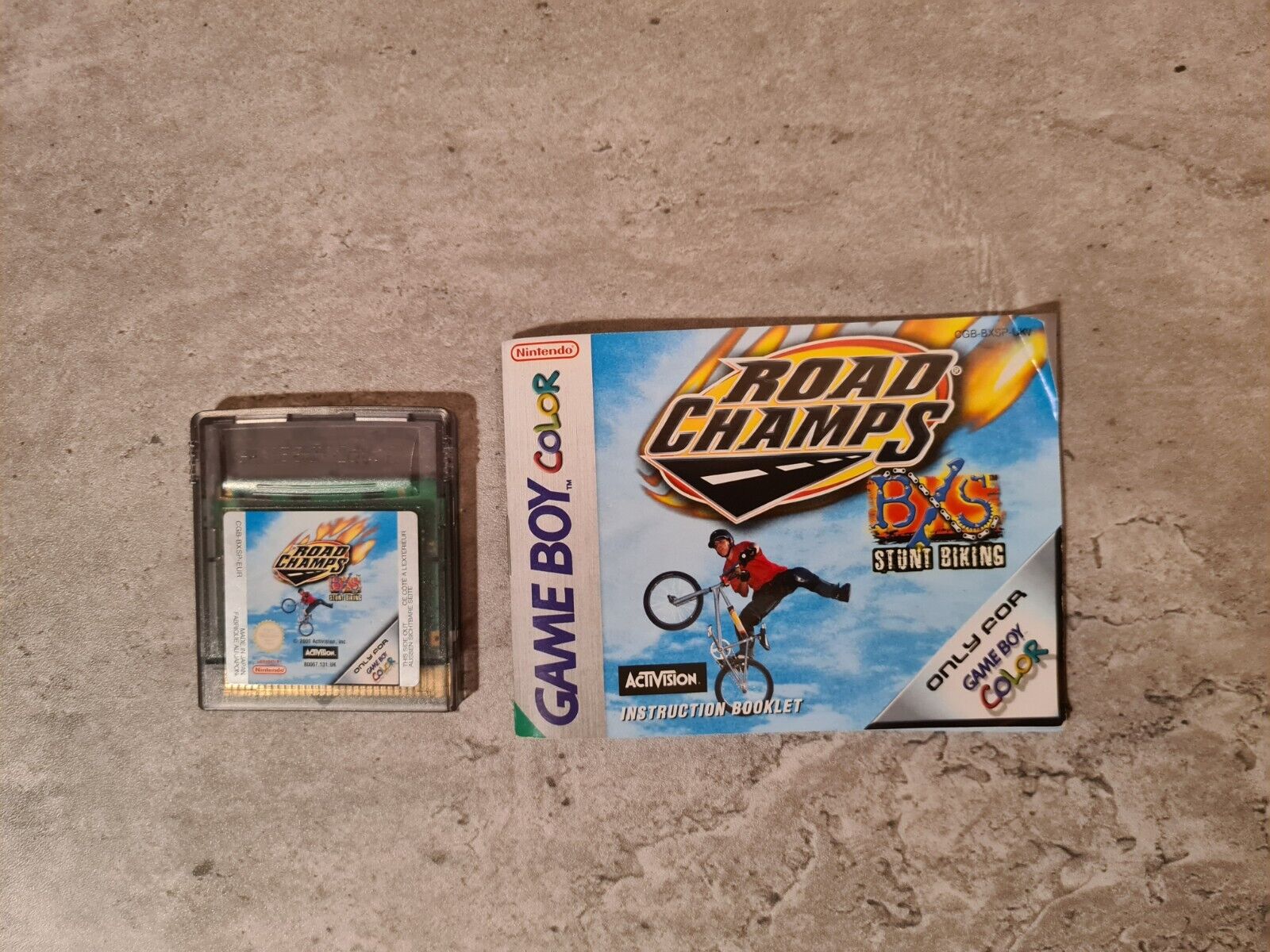 Nintendo Game Boy Color Road Champs mit OVP und Anleitung UKV - T-Retro-Games 