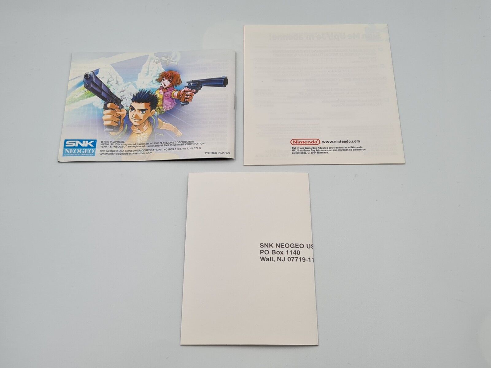 Nintendo Game Boy Advance Metal Slug Advance mit OVP und Anleitung USA - T-Retro-Games 
