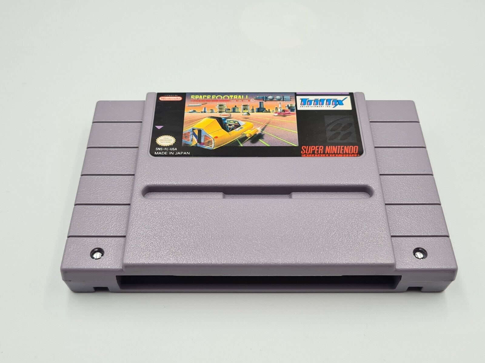 SNES Super Nintendo Space Football - One on One mit OVP und Anleitung NTSC USA - T-Retro-Games 