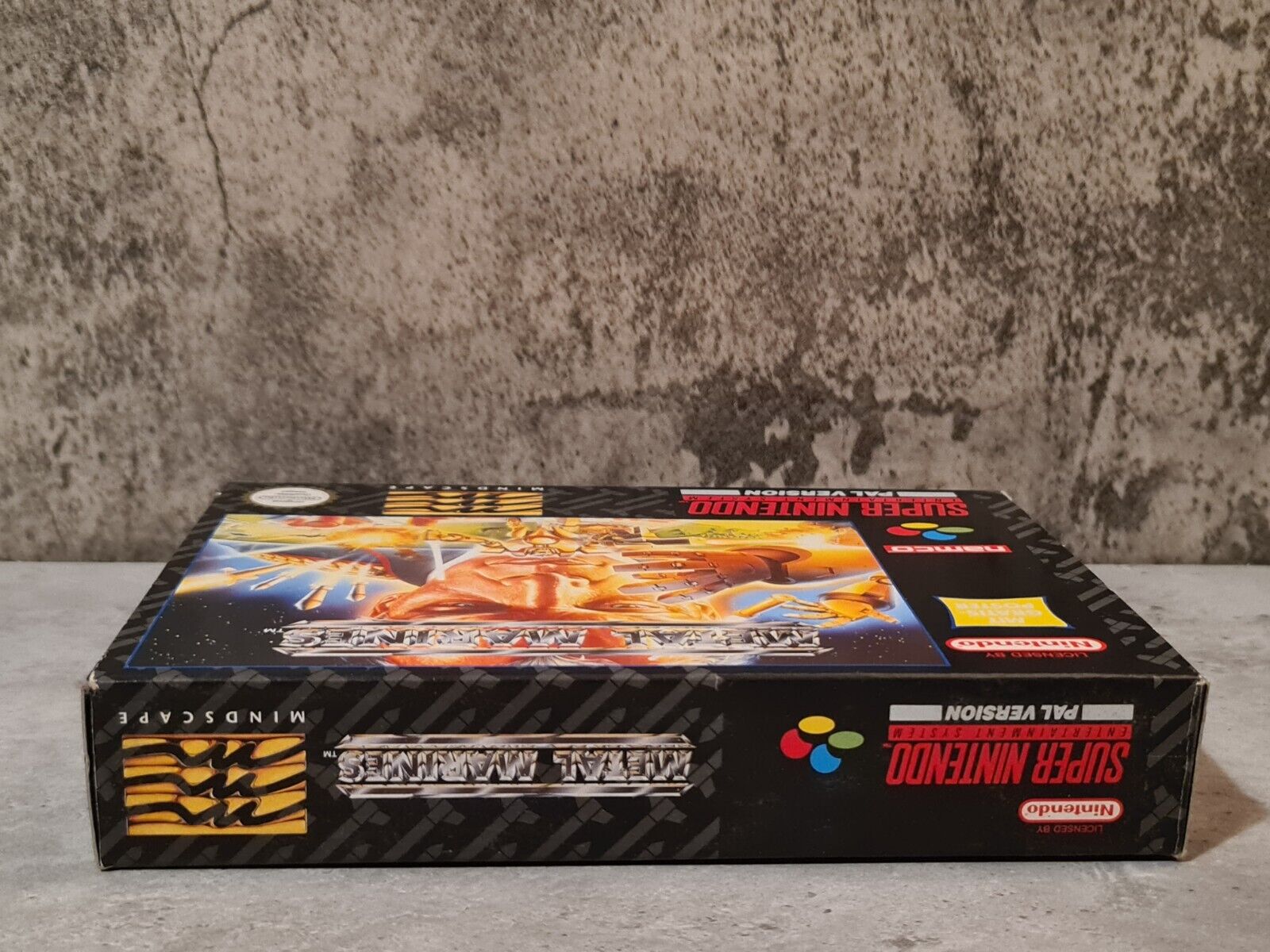 SNES Super Nintendo Metal Marines mit OVP und Anleitung + Poster NOE - T-Retro-Games 