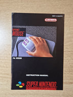 SNES Super Nintendo Mouse Spielanleitung Instruction Booklet GPS