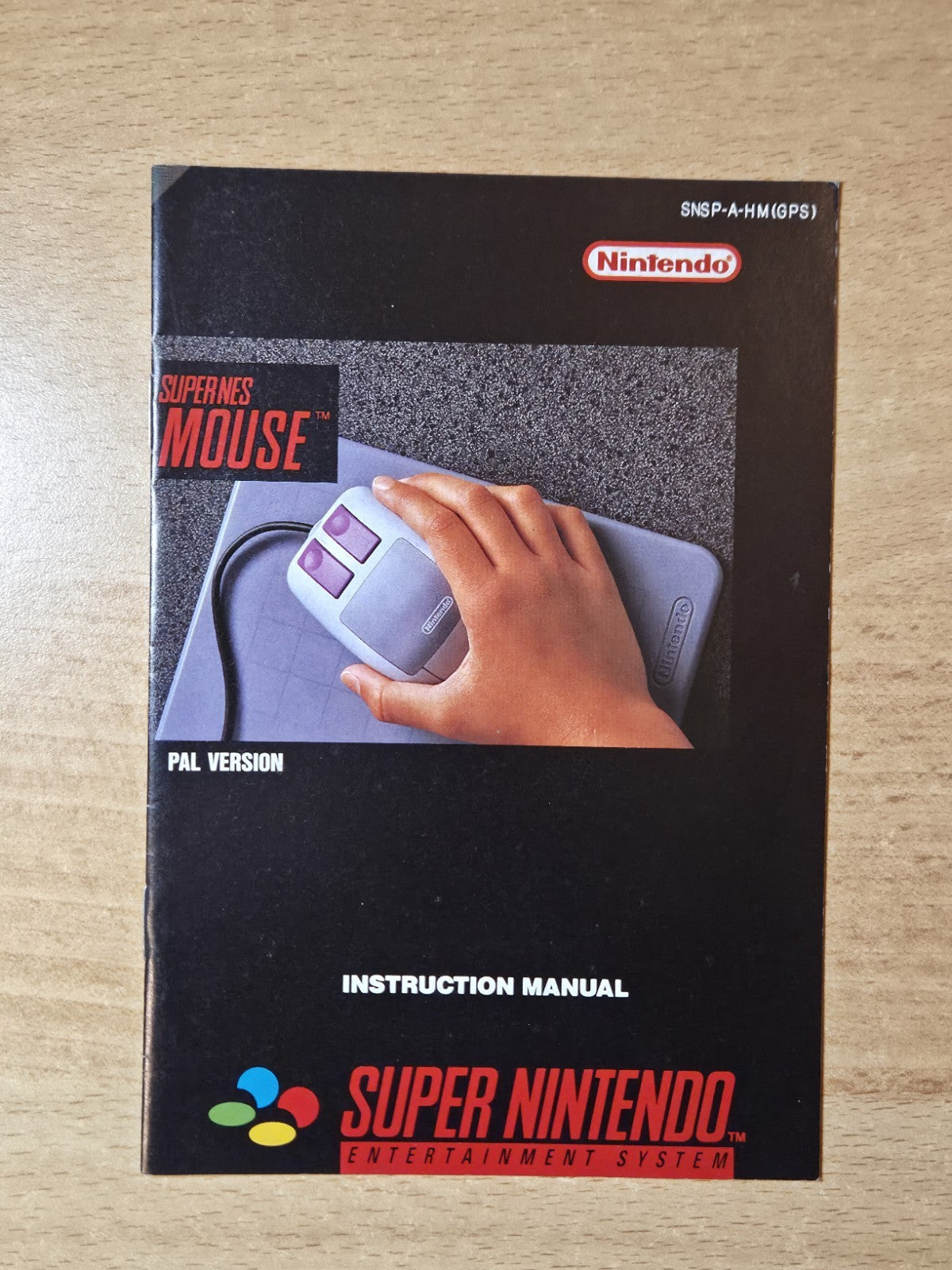 SNES Super Nintendo Mouse Spielanleitung Instruction Booklet GPS