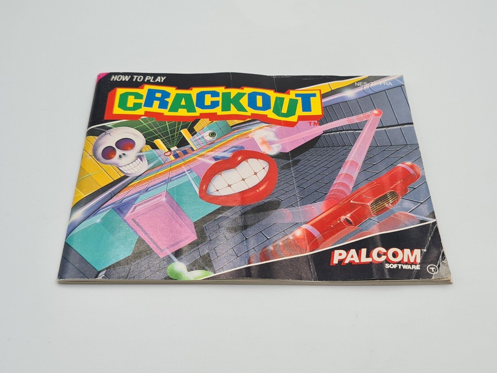NES CrackOut mit OVP und Anleitung FRA - T-Retro-Games 