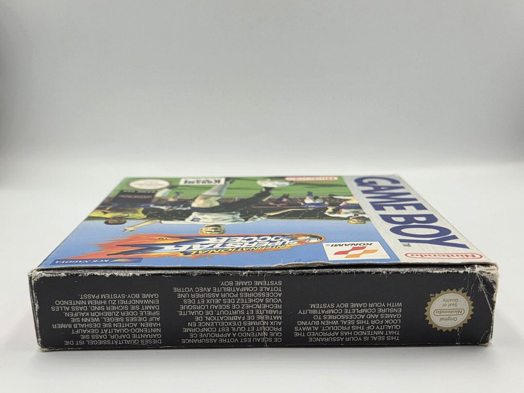 Nintendo Game Boy Classic International Superstar Soccer + OVP und Anleitung EUR - T-Retro-Games 