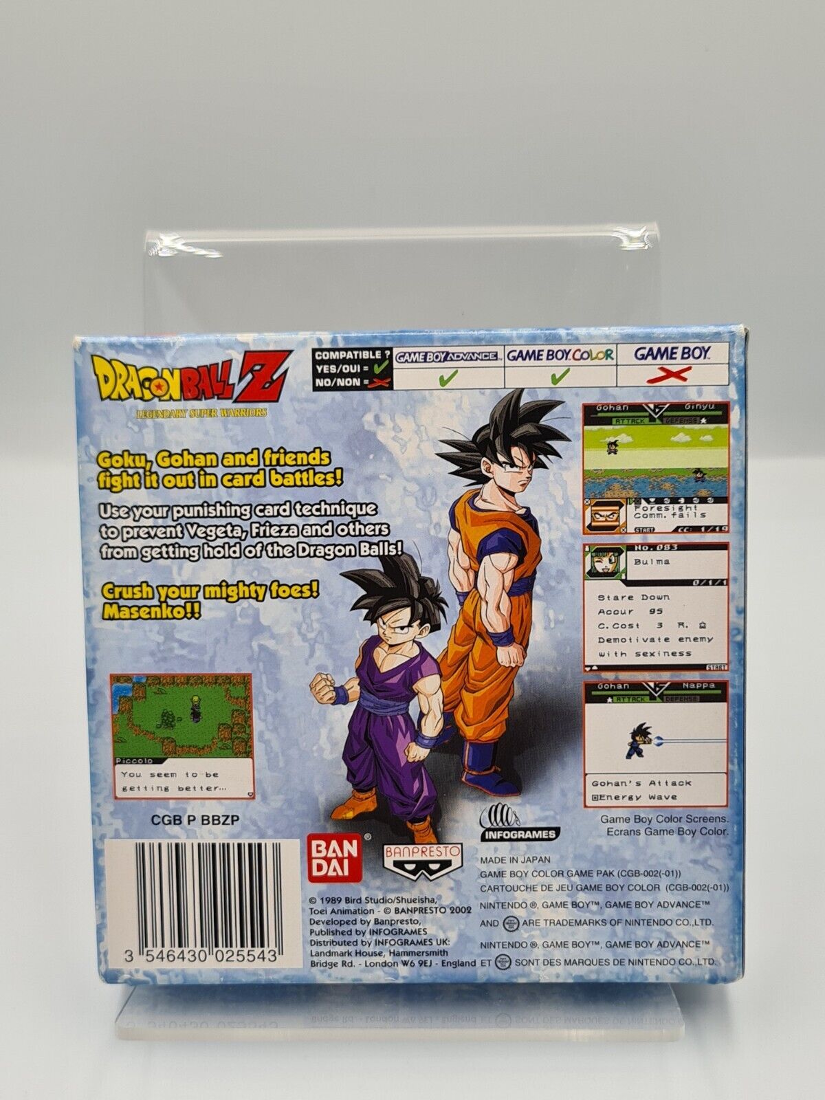Game Boy Color Dragon Ball Z Legendary Super Warriors mit OVP und Anleitung UKV - T-Retro-Games 