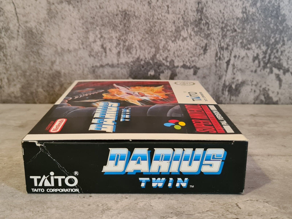 SNES Super Nintendo Darius Twin mit OVP und Anleitung NOE - T-Retro-Games 