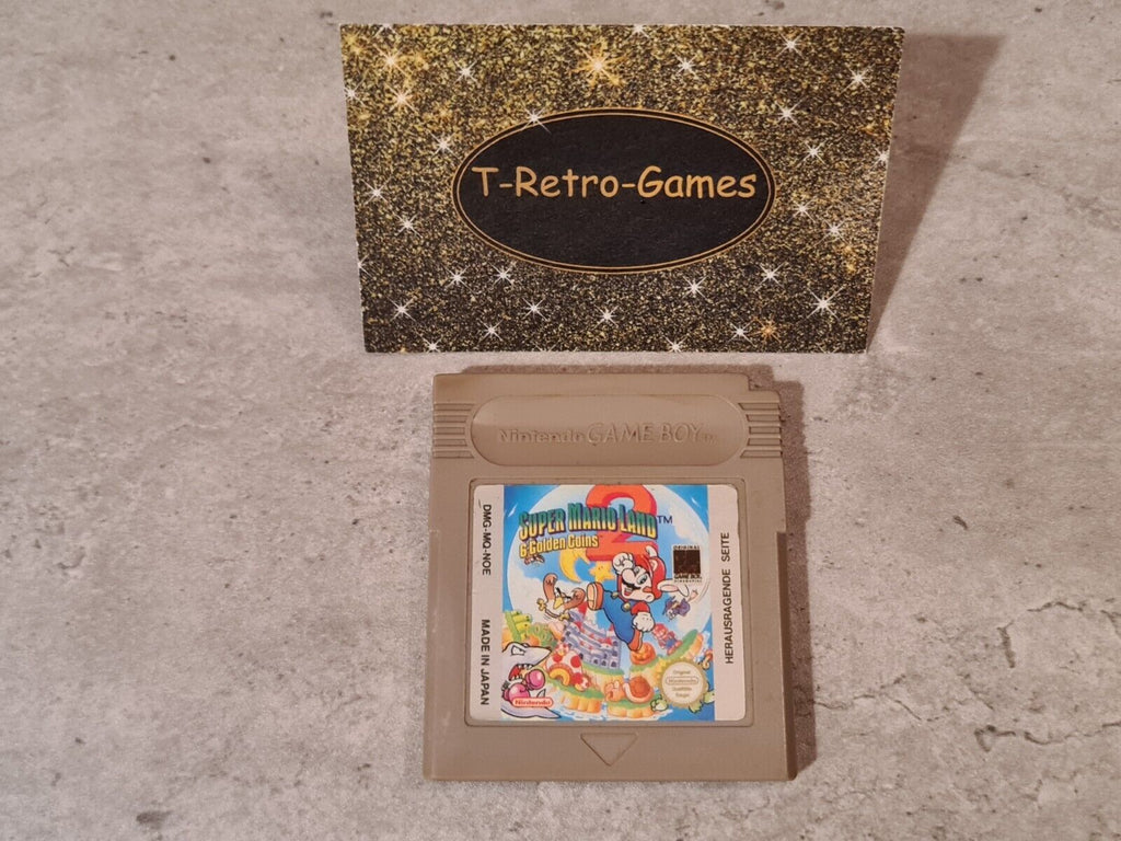 Nintendo Gameboy Classic Spiel Super Mario Land 2: 6 Golden Coins Modul NOE - T-Retro-Games 