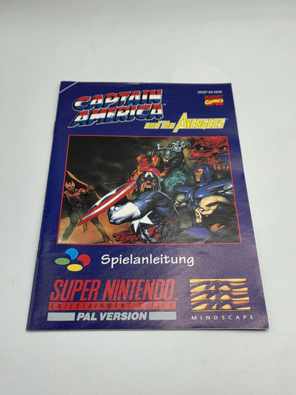 SNES Super Nintendo Captain America and The Avengers mit OVP und Anleitung EUR