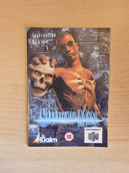 N64 Nintendo 64 Shadow Man Spielanleitung Instruction Booklet UKV