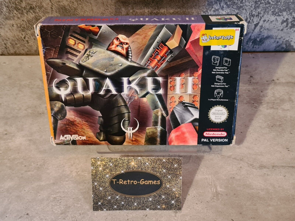 N64 Nintendo 64 Quake II mit OVP und Anleitung UKV - T-Retro-Games 
