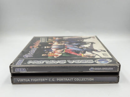 Sega Saturn Virtua Fighter C.G. Portrait Collection mit OVP 2 Discs 