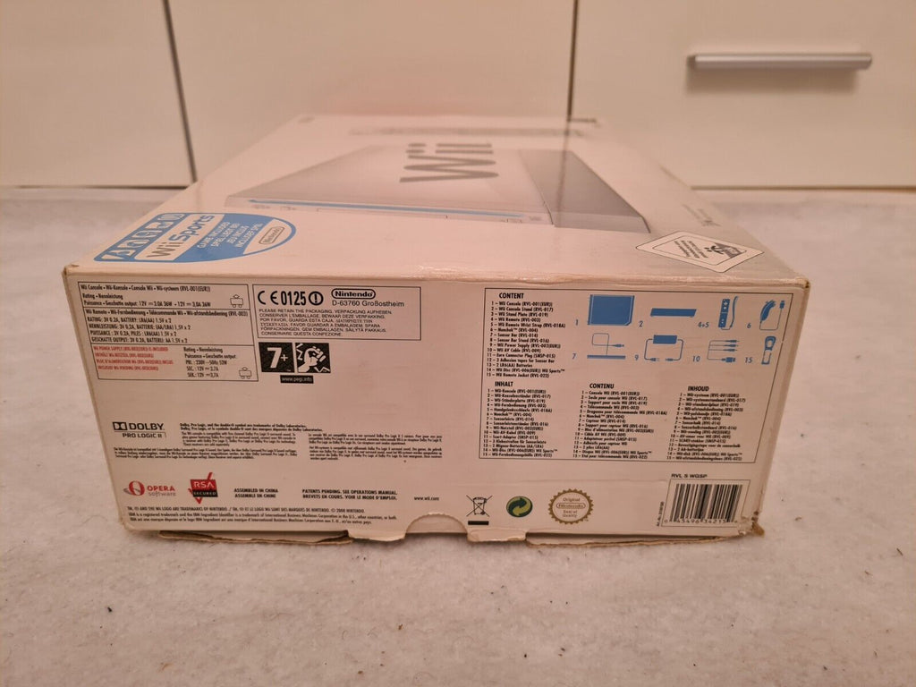 Nintendo Wii Konsole Weiß White OVP mit Wii Sports - T-Retro-Games 
