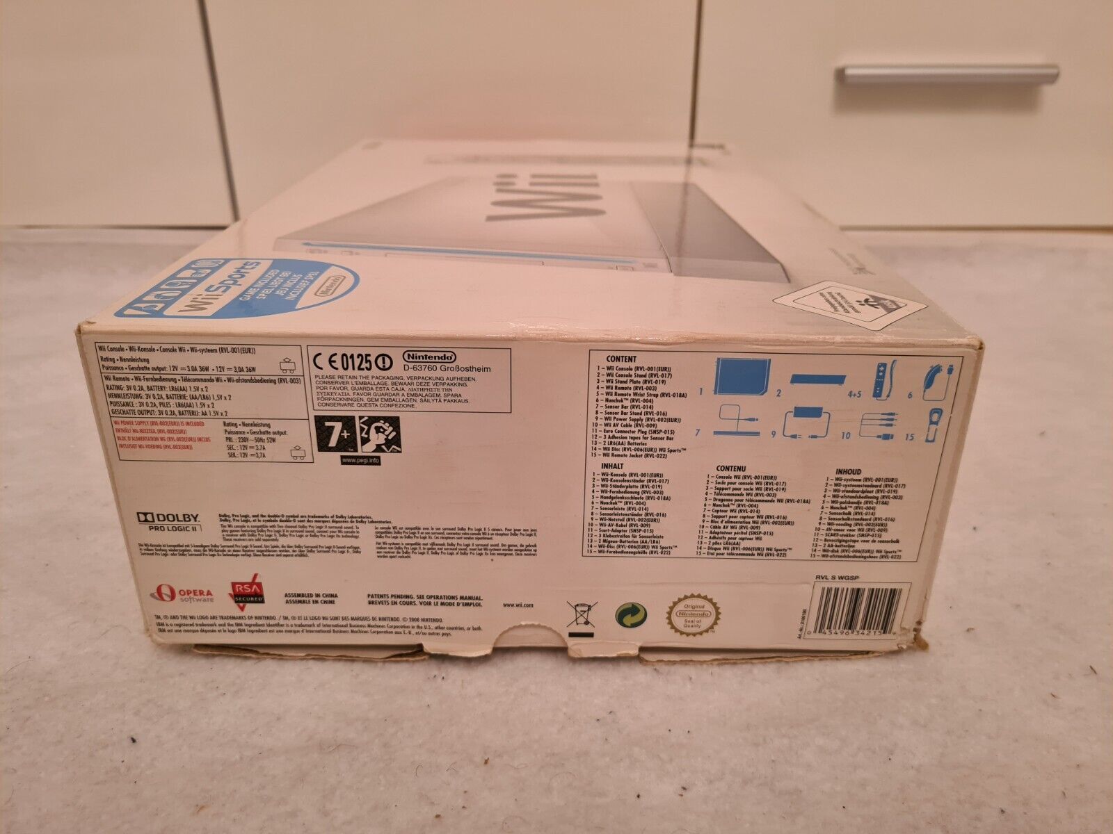 Nintendo Wii Konsole Weiß White OVP mit Wii Sports - T-Retro-Games 