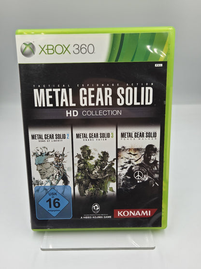 XBOX360 Metal Gear Solid HD Collection  mit OVP und Anleitung Deutsch 2 Discs