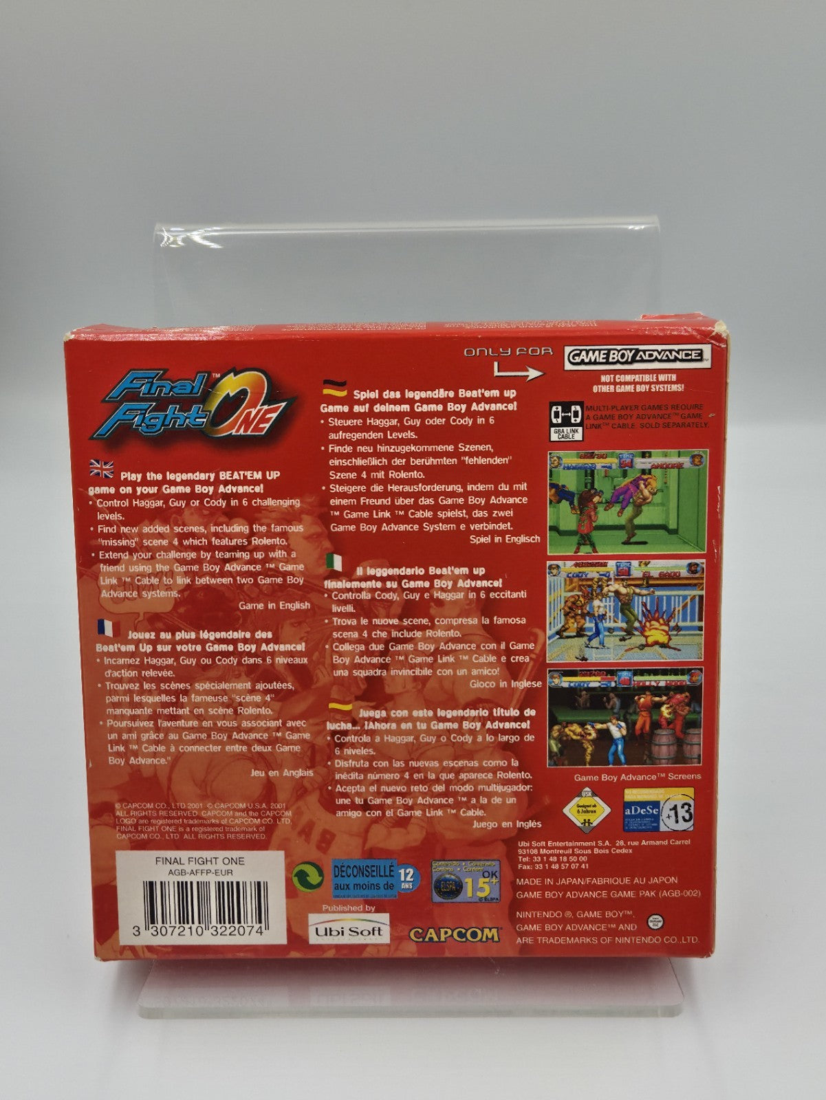 Nintendo Game Boy Advance Final Fight One mit OVP und Anleitung EUR