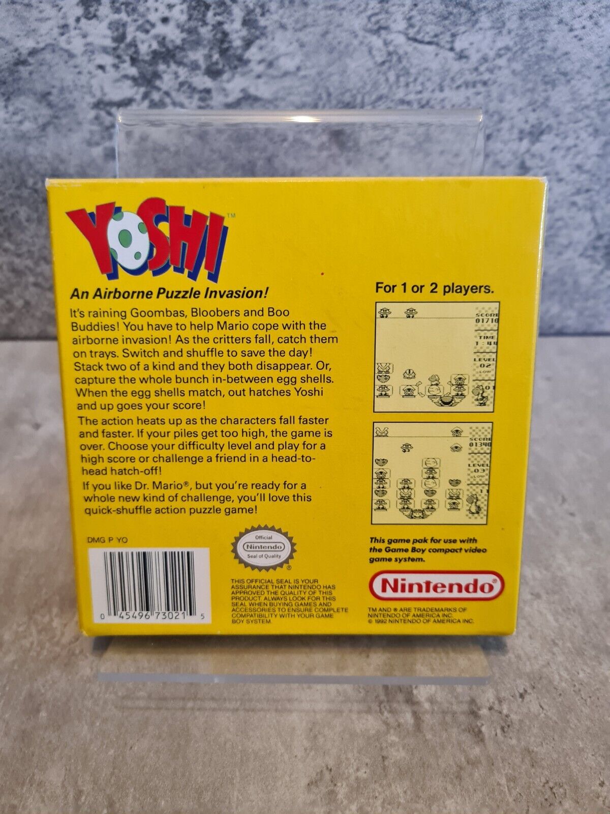 Nintendo Game Boy Classic Yoshi mit OVP und Anleitung USA - T-Retro-Games 
