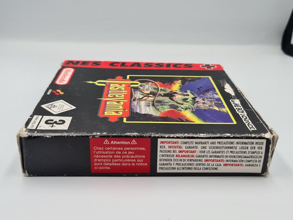 Nintendo Game Boy Advance NES Classics Castlevania mit OVP und Anleitung EUR - T-Retro-Games 