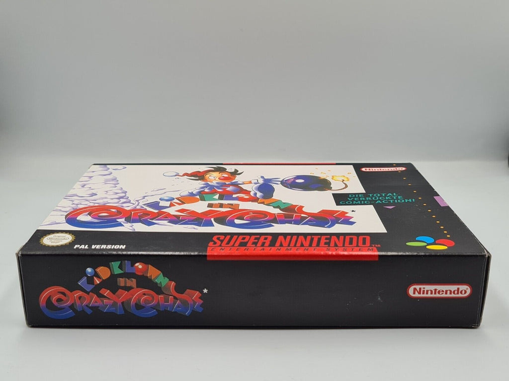 SNES Super Nintendo Kid Klown in Crazy Chase New Old Stock Neu unbenutzt - T-Retro-Games 