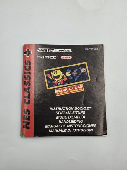 Nintendo Game Boy Advance Pac-Man NES Classics mit OVP und Anleitung EUR