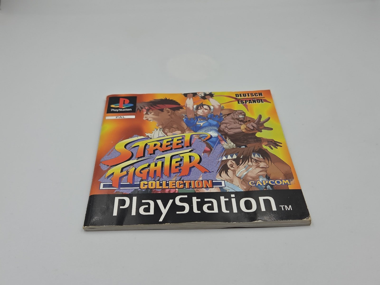 PS1 Playstation 1 Street Fighter Collection mit OVP + Anleitung  2 Discs