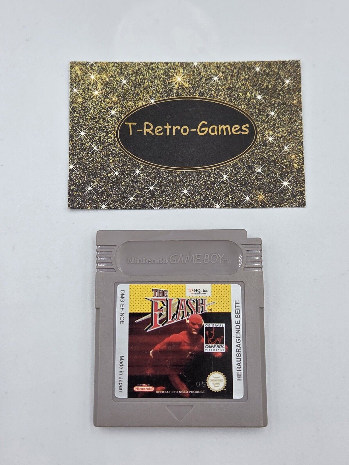 Nintendo Game Boy Classic Spiel The Flash Modul NOE - T-Retro-Games 