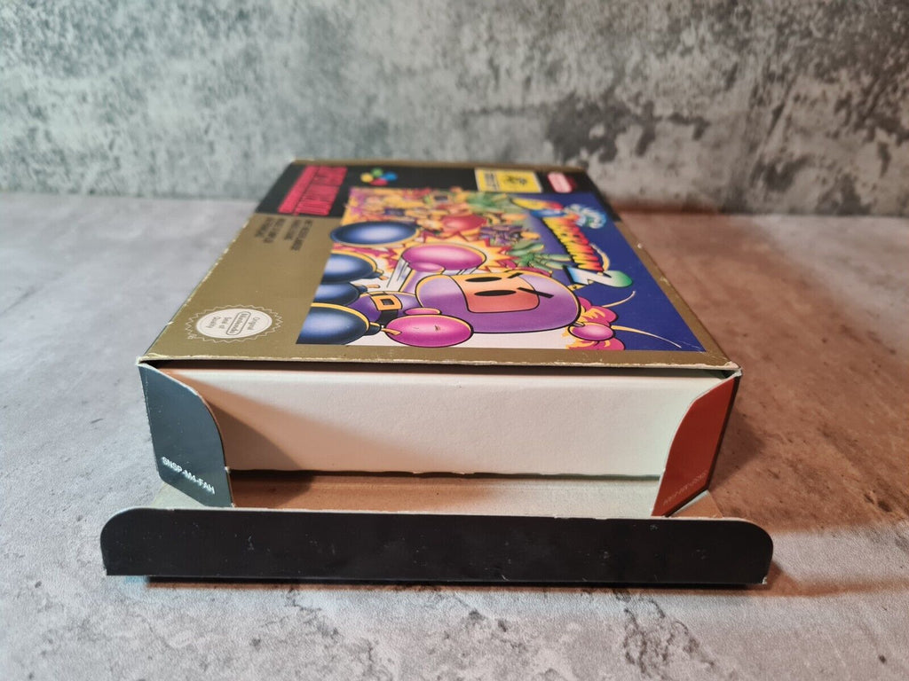 SNES Super Nintendo Super Bomberman 2 mit OVP und Anleitung FAH - T-Retro-Games 