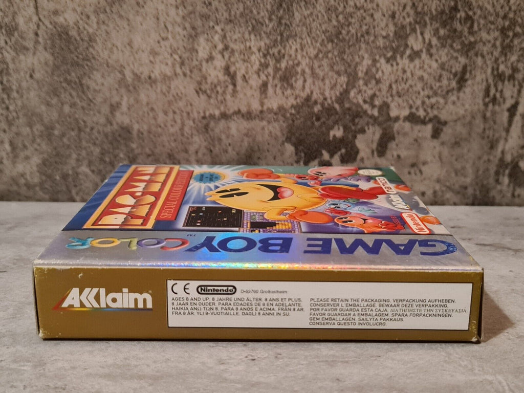 Nintendo Game Boy Color Pac-Man Special Colour Edition mit OVP und Anleitung EUR - T-Retro-Games 