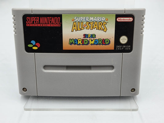 SNES Super Nintendo Super Mario Allstars / Super Mario World Modul EUR