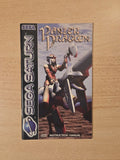 Sega Saturn Panzer Dragoon  Spielanleitung Instruction Booklet 