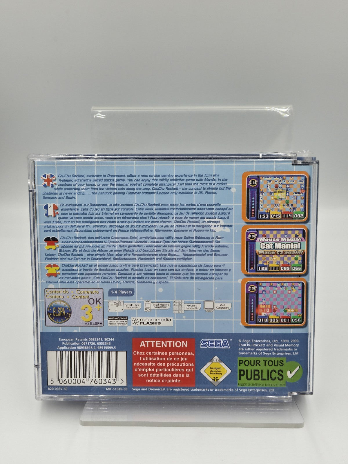 Sega Dreamcast ChuChu Rocket! mit OVP und Anleitung Multilingual 