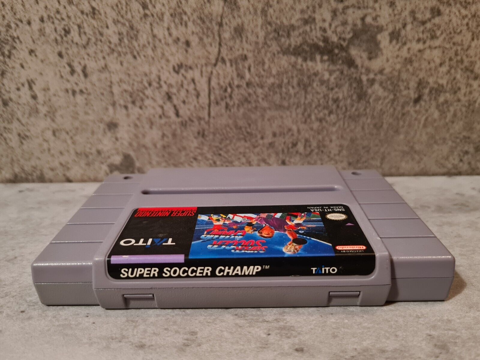 SNES Super Nintendo Super Soccer Champ NTSC USA Modul - T-Retro-Games 