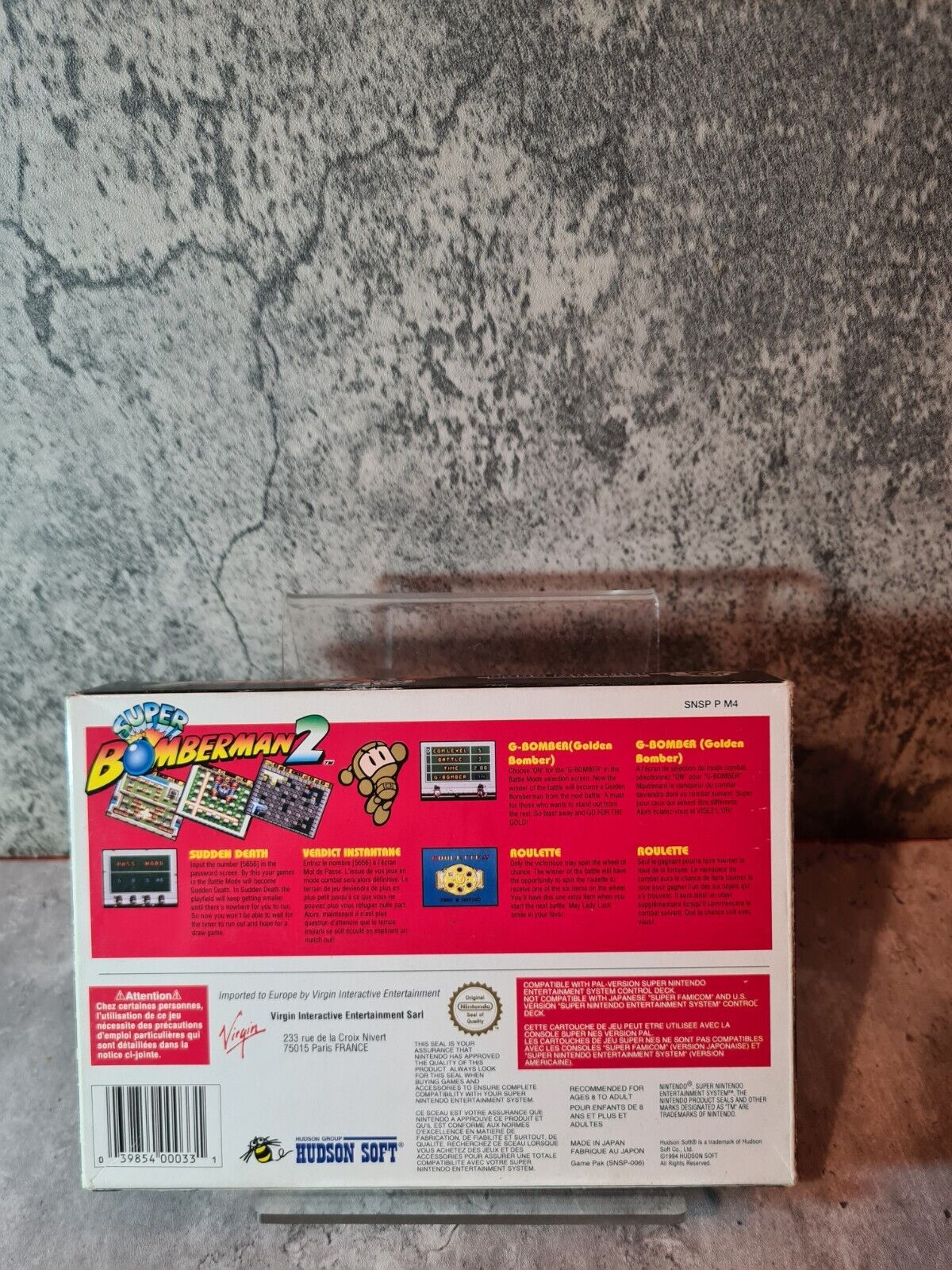 SNES Super Nintendo Super Bomberman 2 mit OVP und Anleitung FAH - T-Retro-Games 