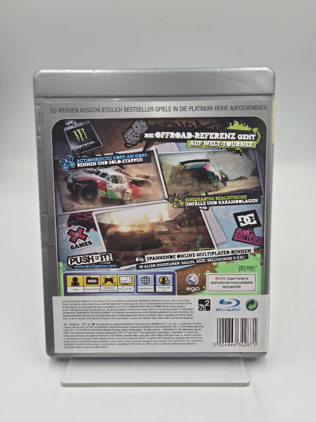 PS3 Playstation 3 Spiel Colin McRae Dirt 2 mit OVP und Anleitung Deutsch